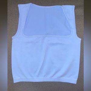 Women’s Small Meyeeka Blue Cropped Stretchy Tank Top